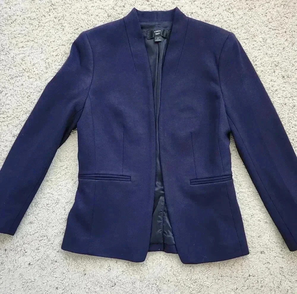 J. Crew‎ Going out Blazer Navy Color Size 2